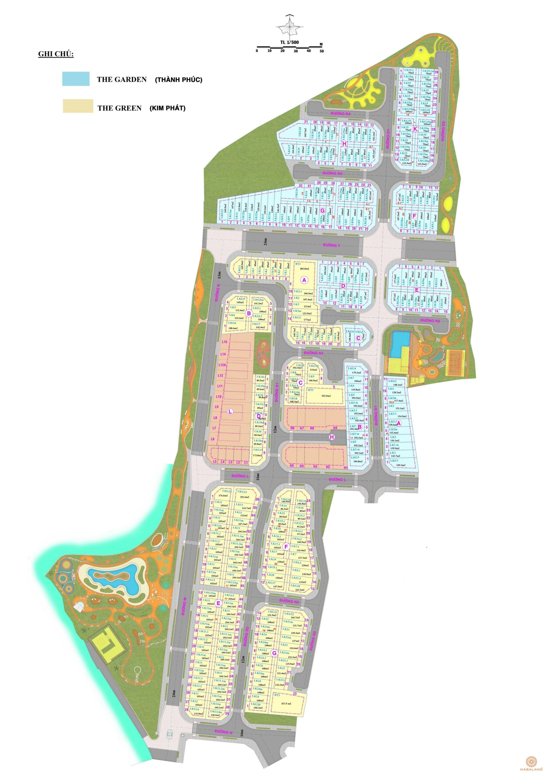 Mặt bằng tổng thể Verosa Park