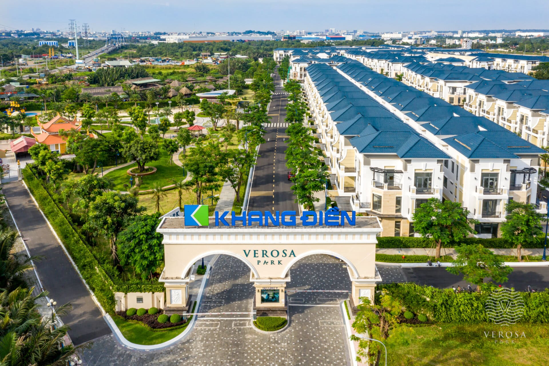 Verosa Park aerial view